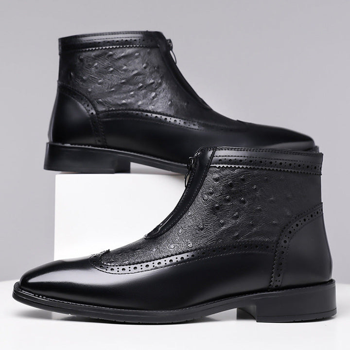 Butler - Stivali in Pelle Con Cerniera