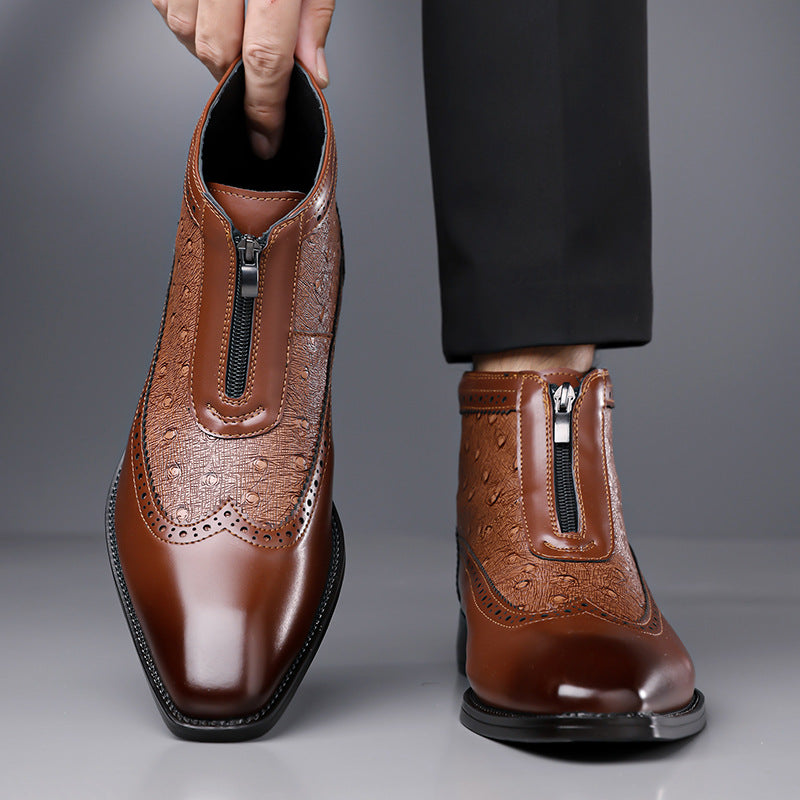 Butler - Stivali in Pelle Con Cerniera