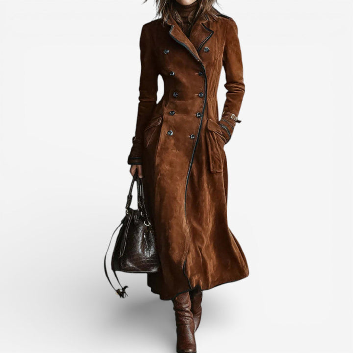Ingeborg - Trench in pelle scamosciata