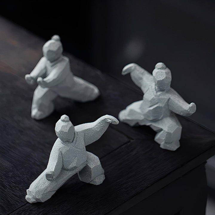 SpiritStone - Statuine in Ceramica Wushu Flusso