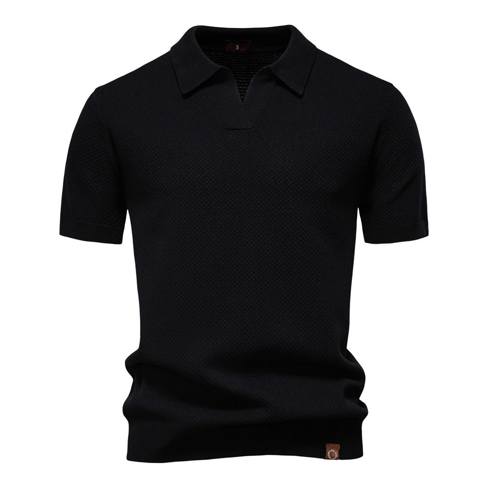 Kostas - Elegante Polo a Maniche Corte Camicia
