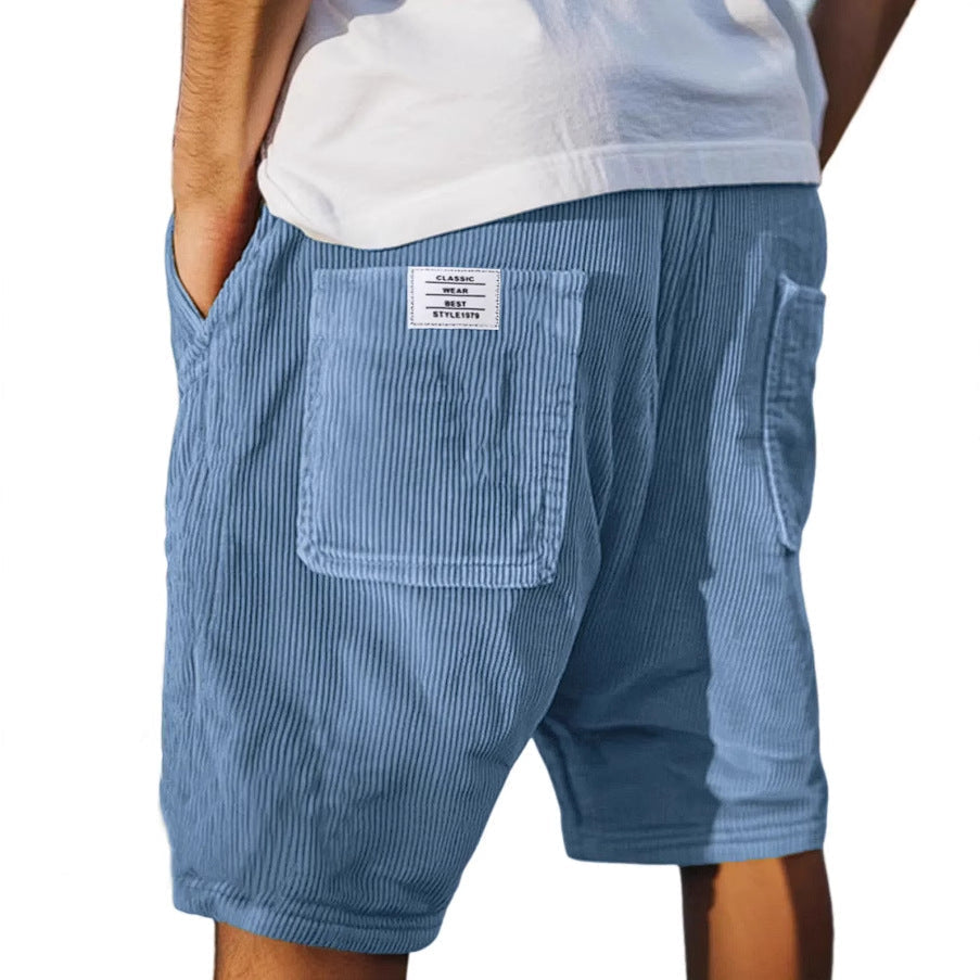 Marsel - Eleganti Pantaloncini In Velluto a Coste