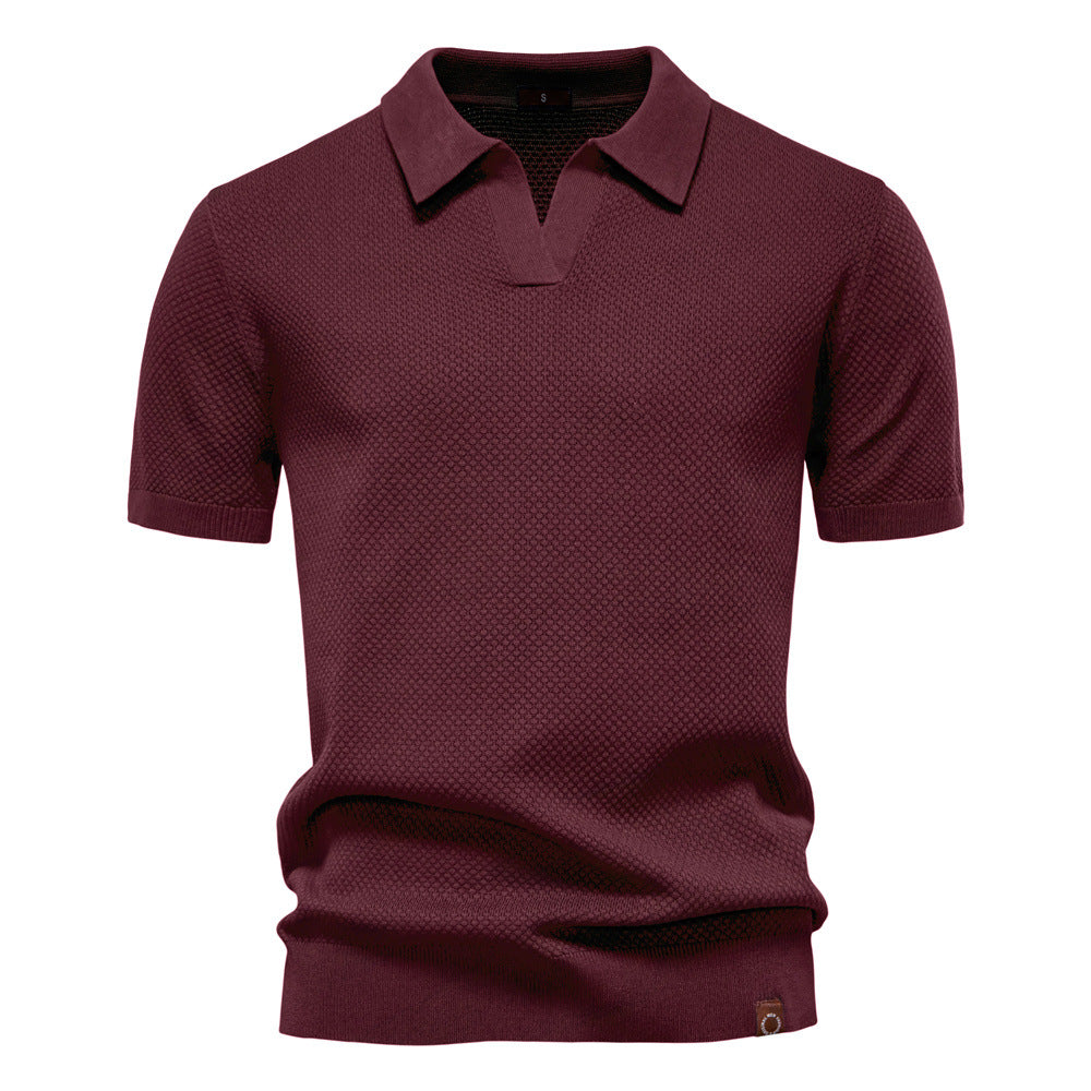 Kostas - Elegante Polo a Maniche Corte Camicia