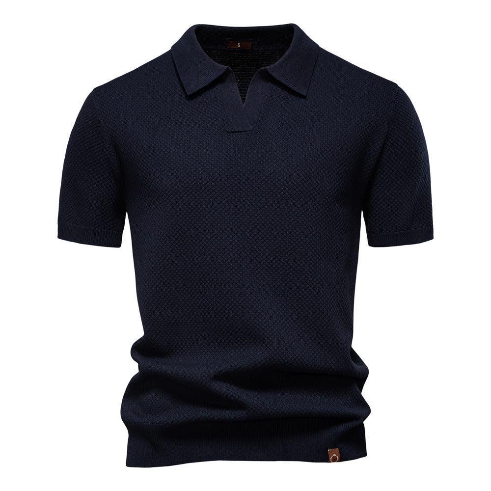 Kostas - Elegante Polo a Maniche Corte Camicia