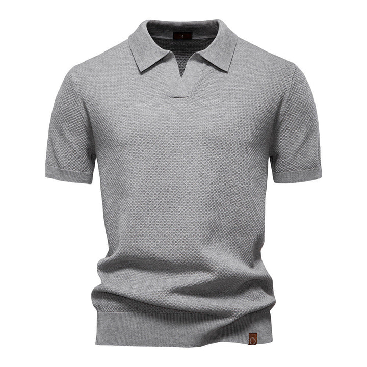 Kostas - Elegante Polo a Maniche Corte Camicia