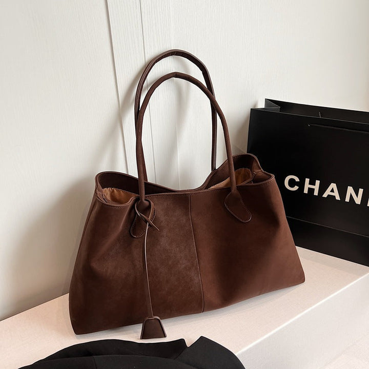 Umaiza - Borsa a Tracolla in Ecopelle Scamosciata alla Moda