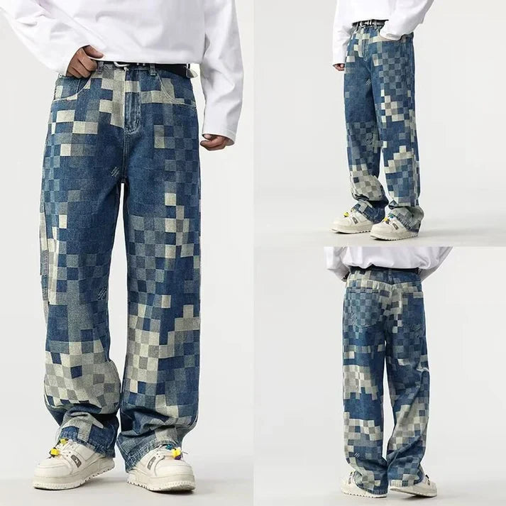 Luc - Jeans In Denim a Mosaico
