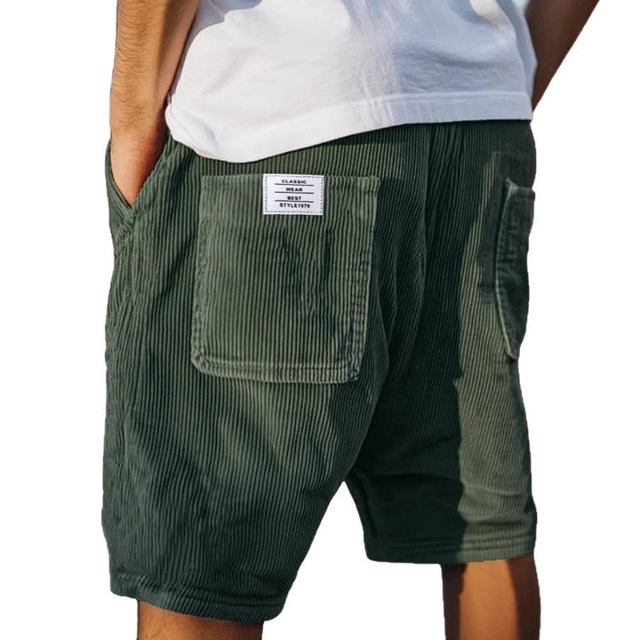 Marsel - Eleganti Pantaloncini In Velluto a Coste