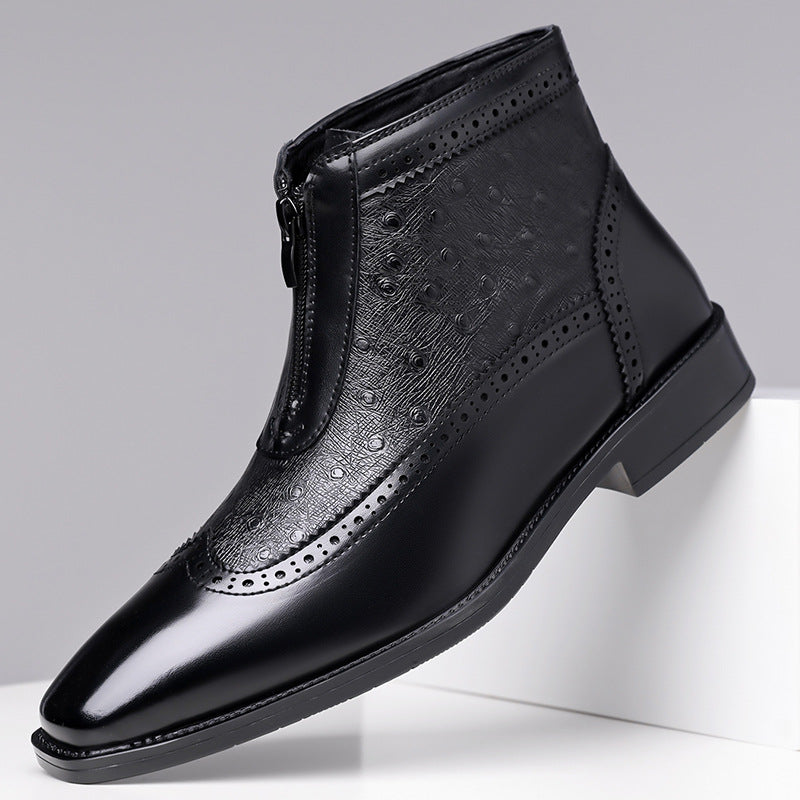 Butler - Stivali in Pelle Con Cerniera