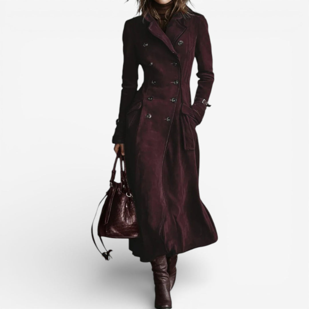 Ingeborg - Trench in pelle scamosciata