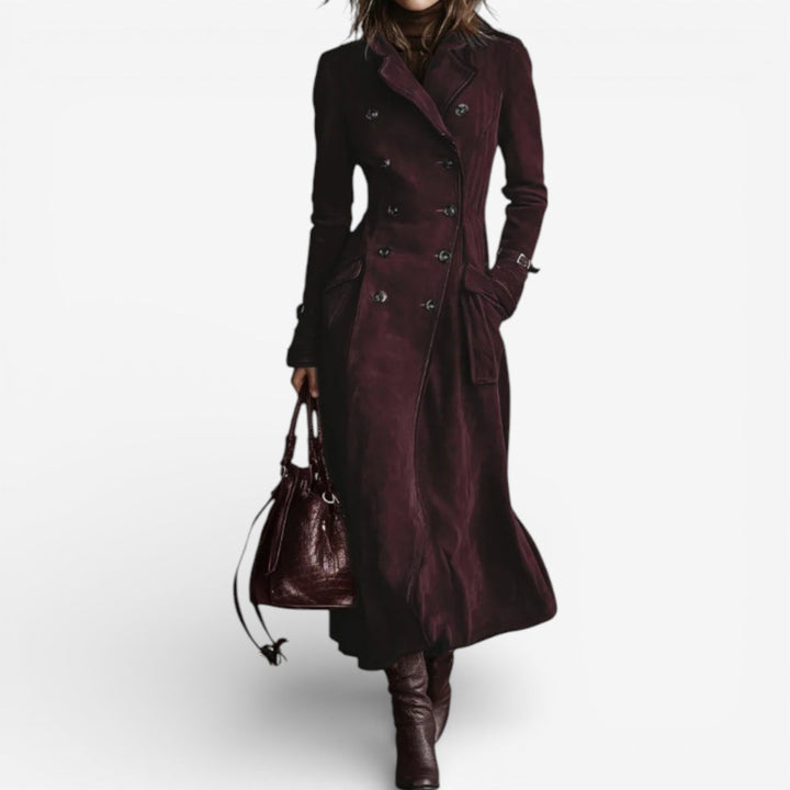 Ingeborg - Trench in pelle scamosciata