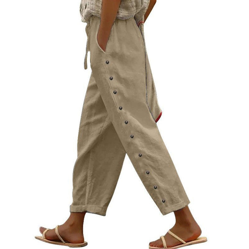 Mutandi - Pantaloni Casual Con Elegante Bottone