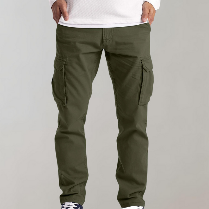Hansjörg - Pantaloni Cargo Leggeri Con Tasche