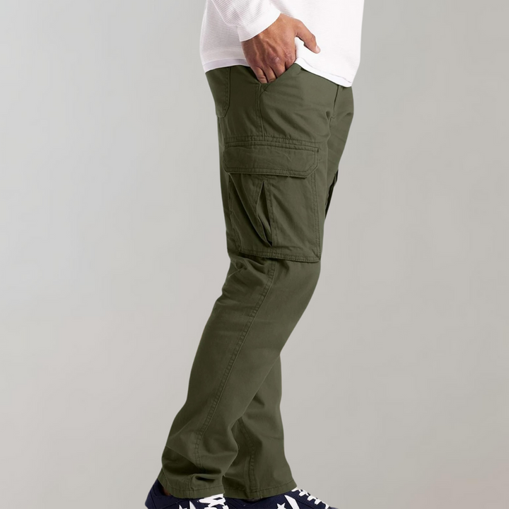 Hansjörg - Pantaloni Cargo Leggeri Con Tasche
