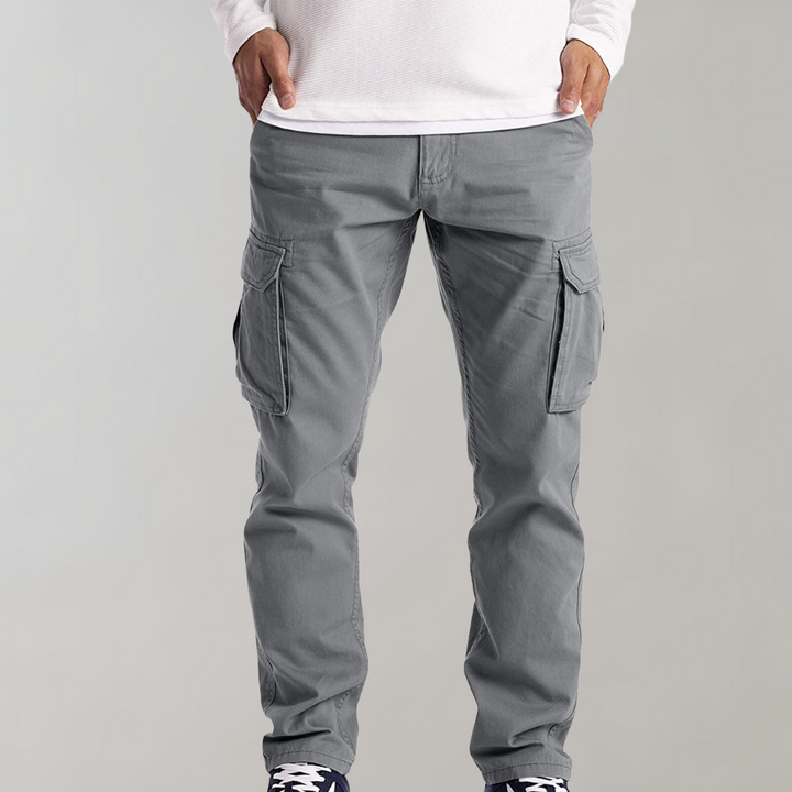 Hansjörg - Pantaloni Cargo Leggeri Con Tasche