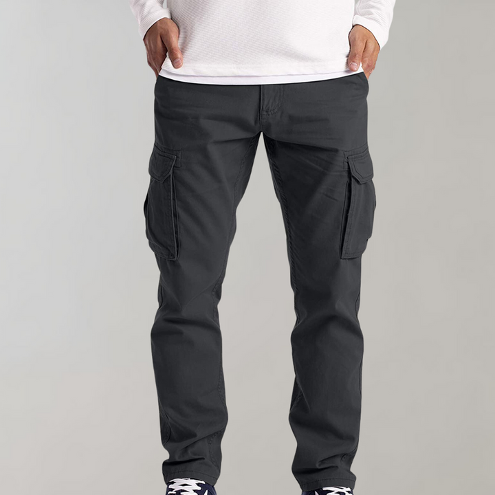 Hansjörg - Pantaloni Cargo Leggeri Con Tasche