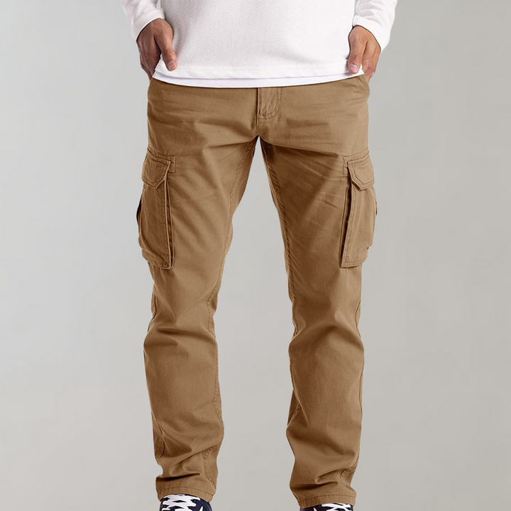 Hansjörg - Pantaloni Cargo Leggeri Con Tasche