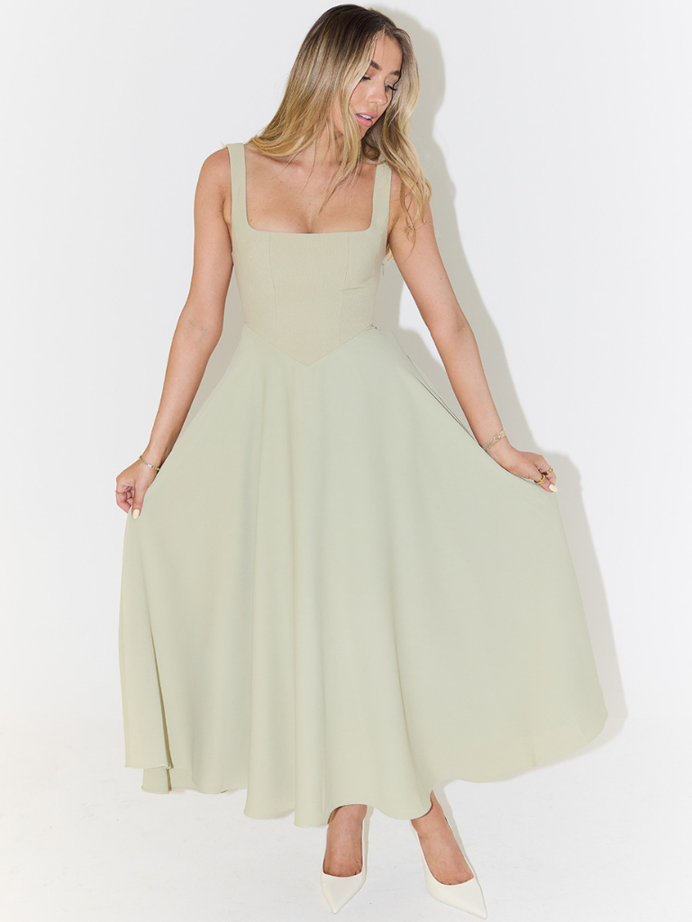 Zinovia - Elegante Abito Senza Maniche