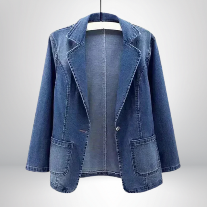 Bogumiła - Elegante Blazer in Denim