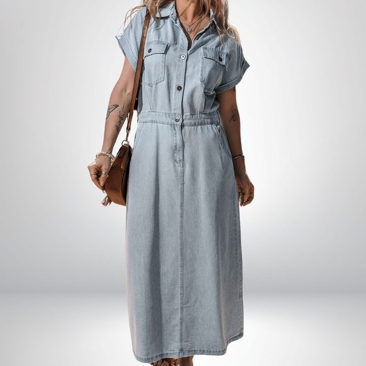 Brygida - Elegante Abito in Denim