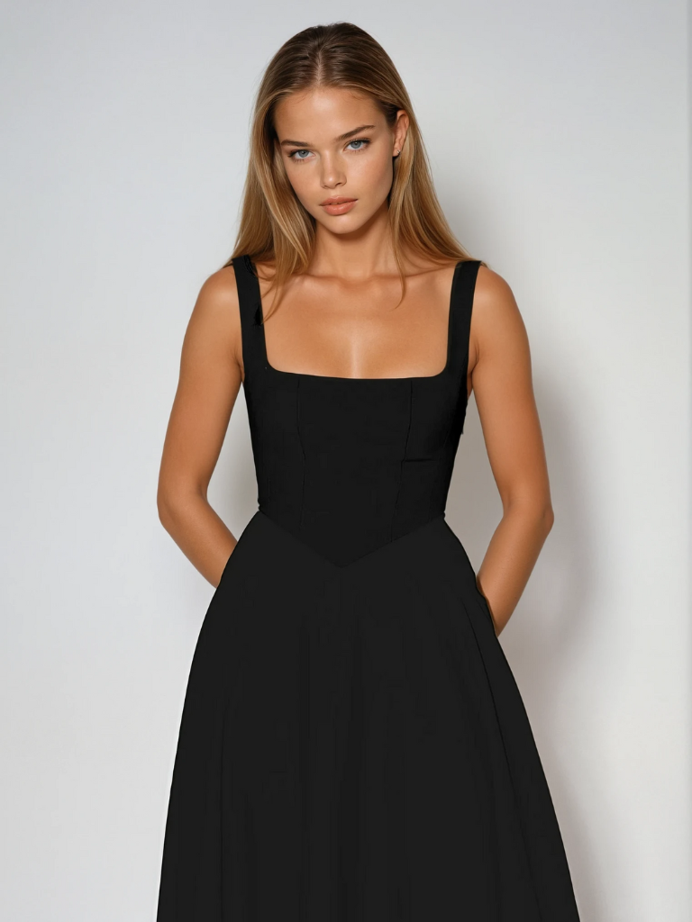 Zinovia - Elegante Abito Senza Maniche