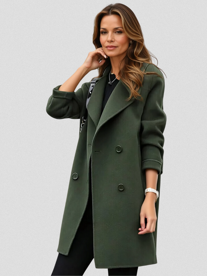 Roxana - Elegante Cappotto Doppiopetto