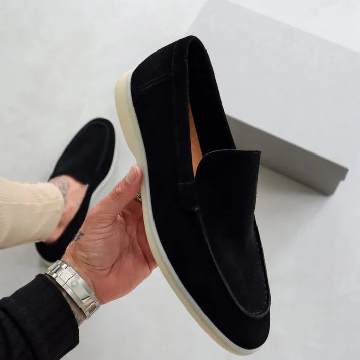 Gebhard - Elegante Mocassino in Pelle Scamosciata