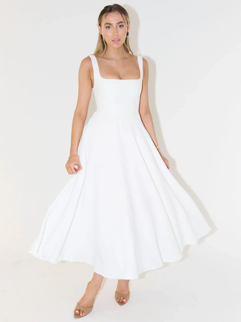 Zinovia - Elegante Abito Senza Maniche