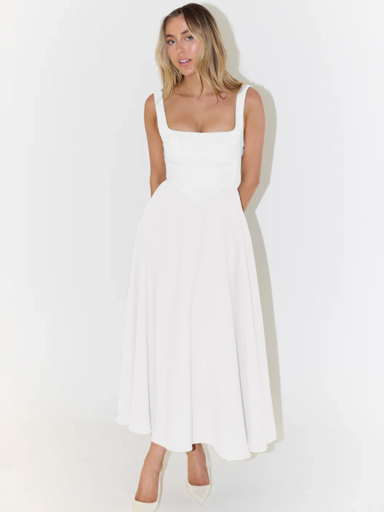 Zinovia - Elegante Abito Senza Maniche