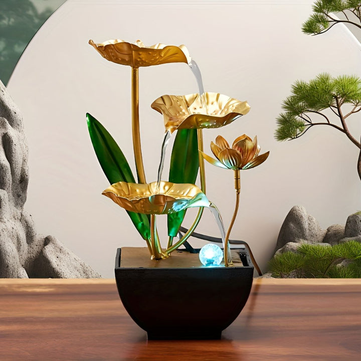 LotusAura - Fontana Automatica Da Interno Con Umidificatore