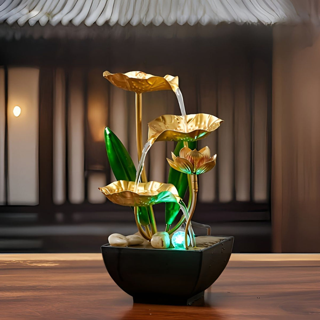 LotusAura - Fontana Automatica Da Interno Con Umidificatore
