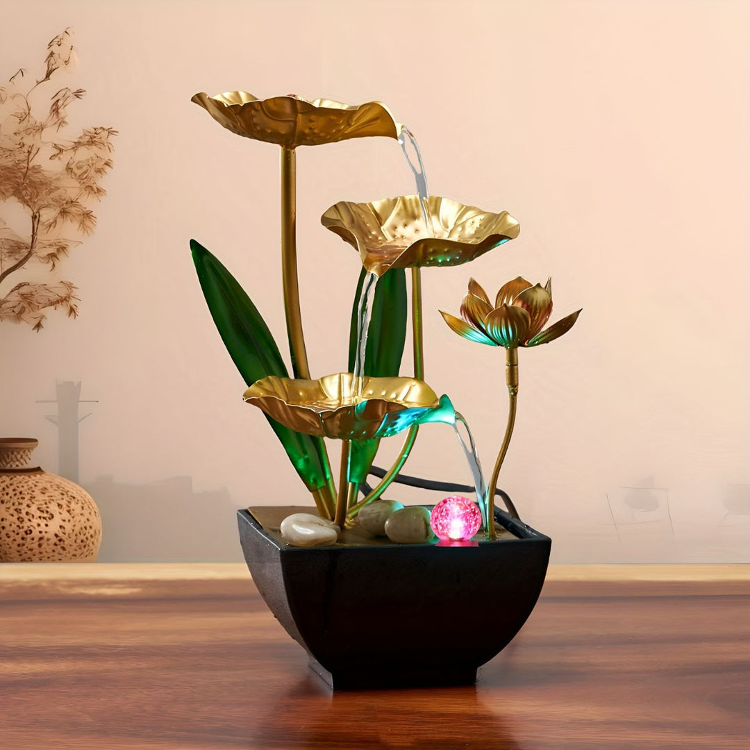 LotusAura - Fontana Automatica Da Interno Con Umidificatore
