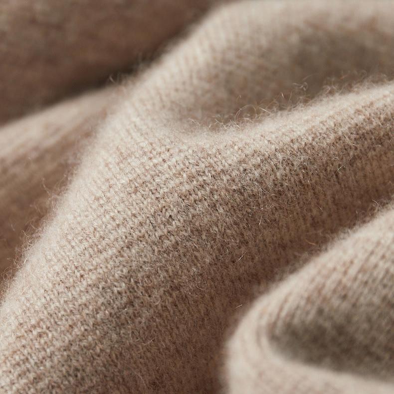 Keelon - Elegante Maglione in Lana Con Chiusura a Zip