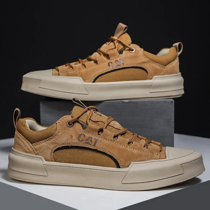Atherton - Scarpe da Ginnastica Casual in Pelle Scamosciata Con Lacci