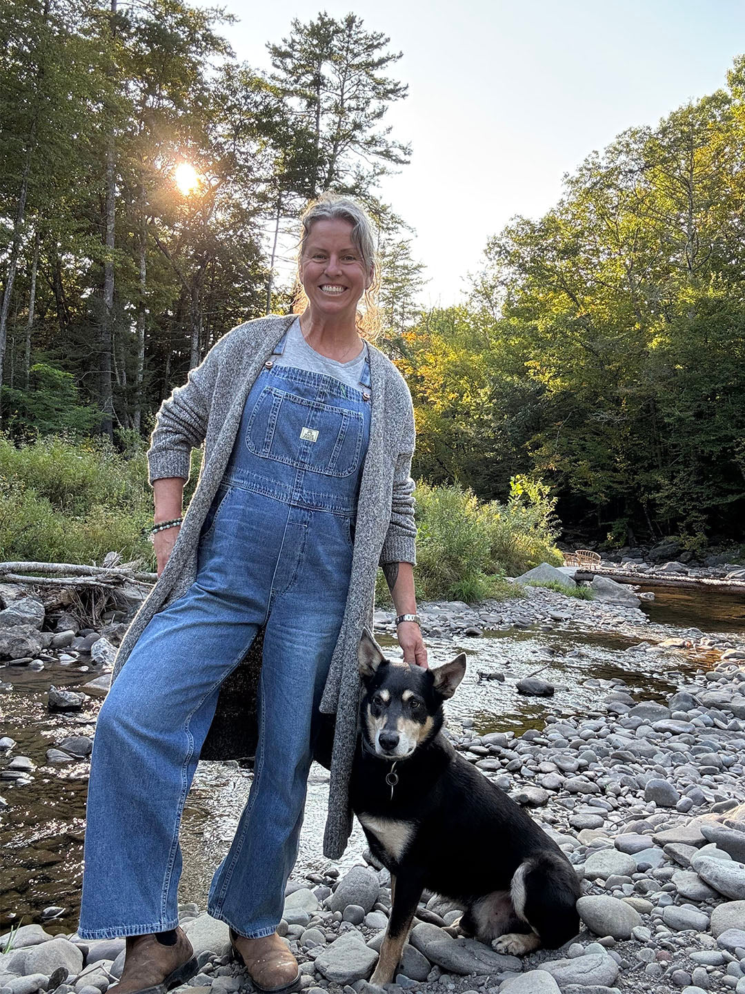 Jonelle - Salopette in Denim