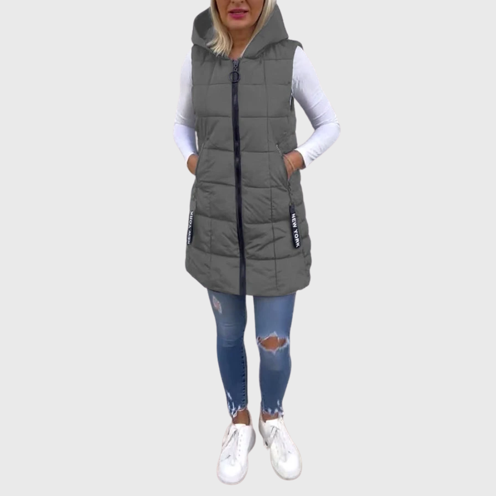 Alima - Cappotto Imbottito Senza Maniche