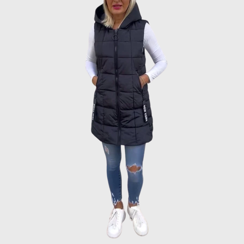 Alima - Cappotto Imbottito Senza Maniche