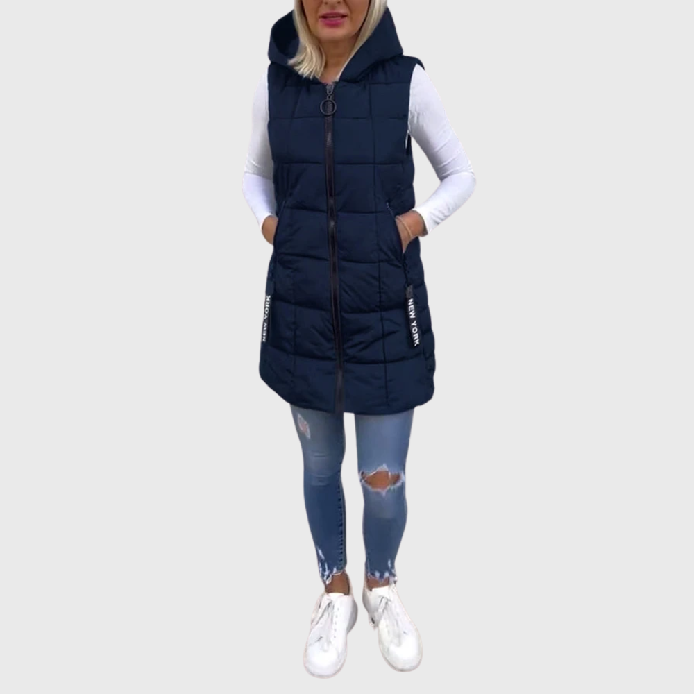 Alima - Cappotto Imbottito Senza Maniche