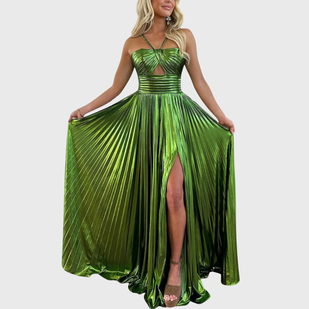 Kirsty - Elegante Abito Lungo Senza Maniche
