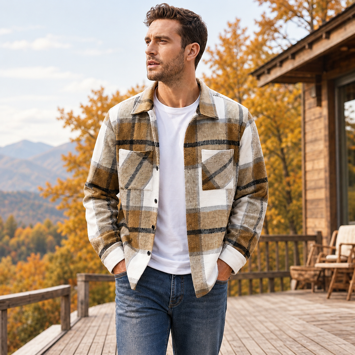 Erwan - Camicia Con Bottoni A Maniche Lunghe