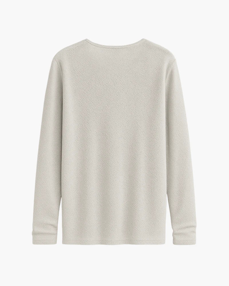 Beltran - Elegante Camicia a Maniche Lunghe In Maglia