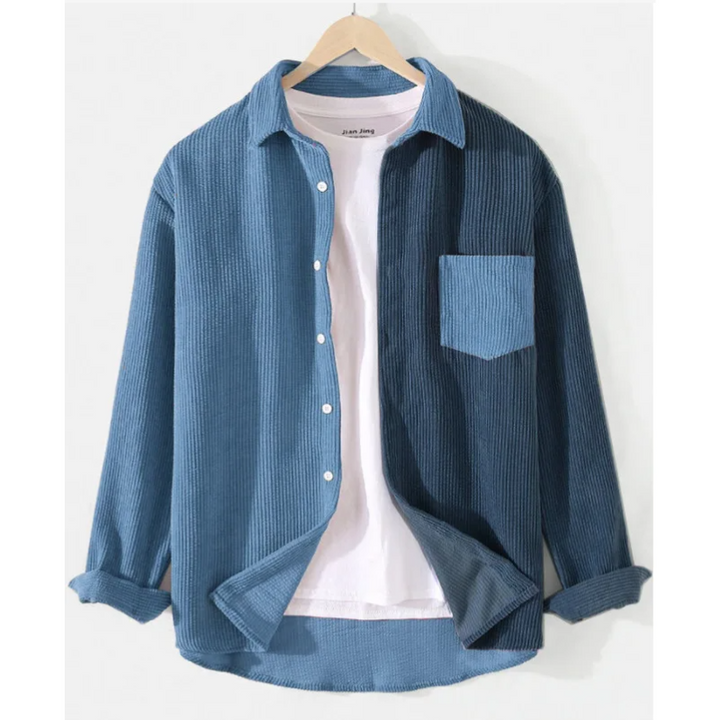 Geraldus - Camicia Abbottoni in Velluto a Coste