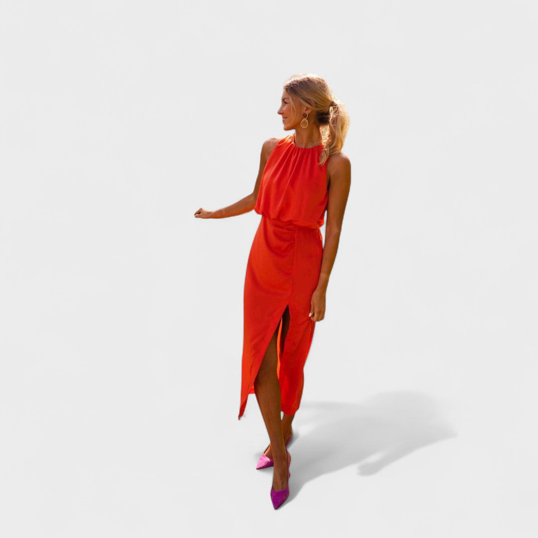 Danella - Elegante Abito Midi Senza Maniche