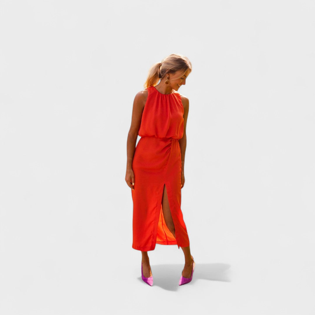 Danella - Elegante Abito Midi Senza Maniche