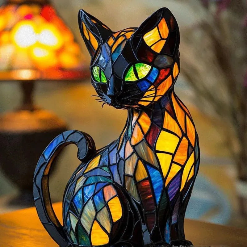 WhiskaGlow - Lampada Gatto Luminosa Mezzanotte