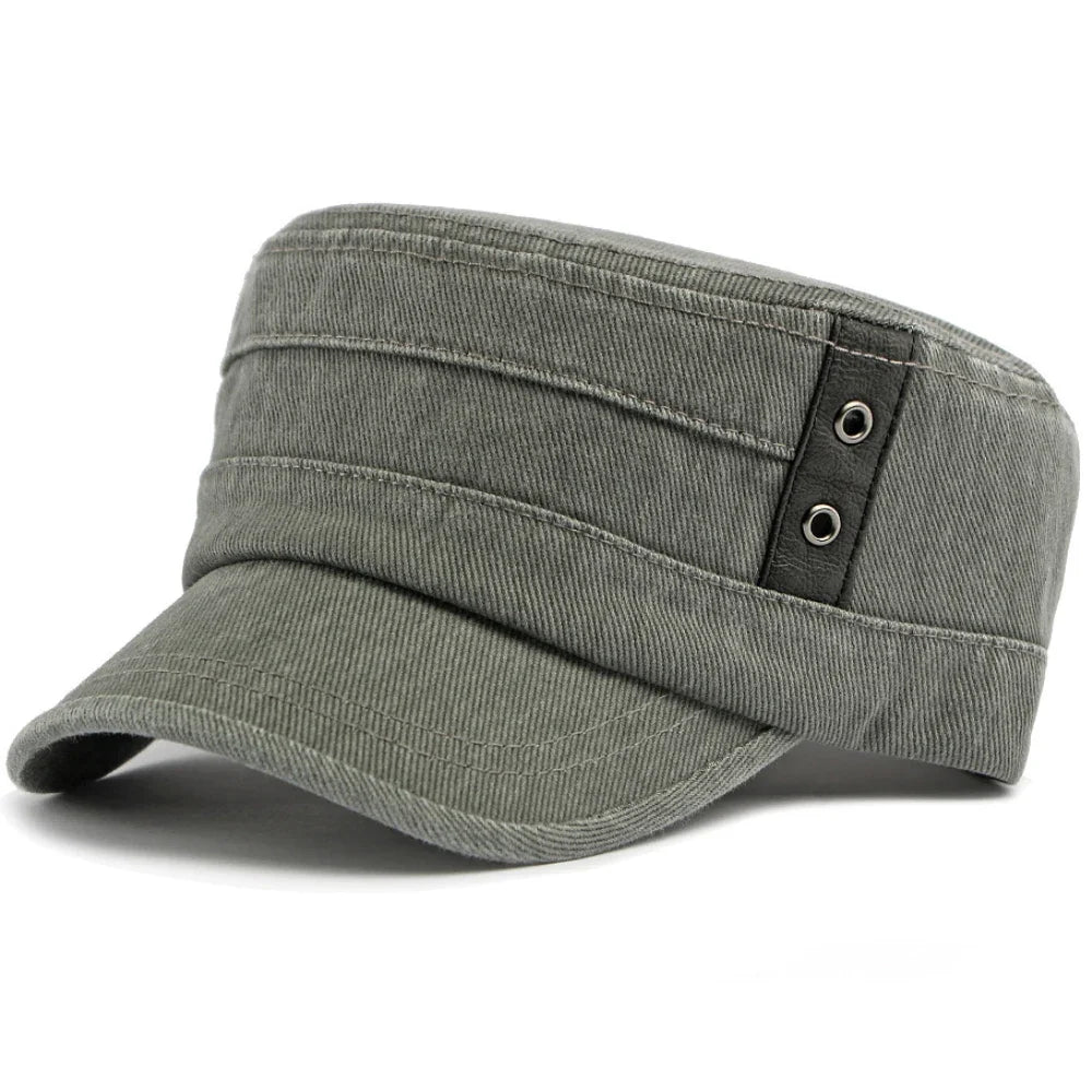 Salih - Cappellino in Denim Con Cinturino Con Fibbia