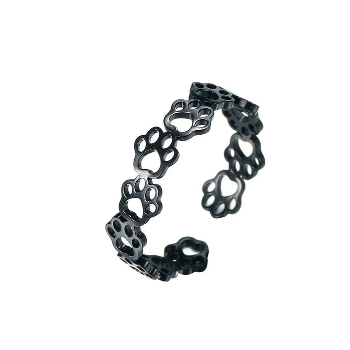 PawCharm - Anello Regolabile con Impronta di Zampa