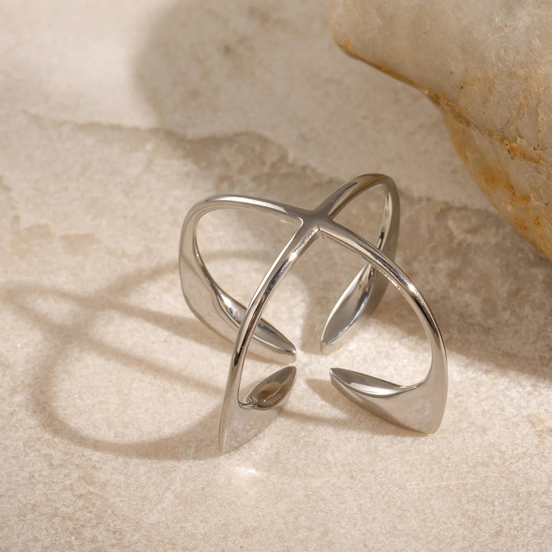 Gerti  - Anillo de Plata de ley Quattro Punti