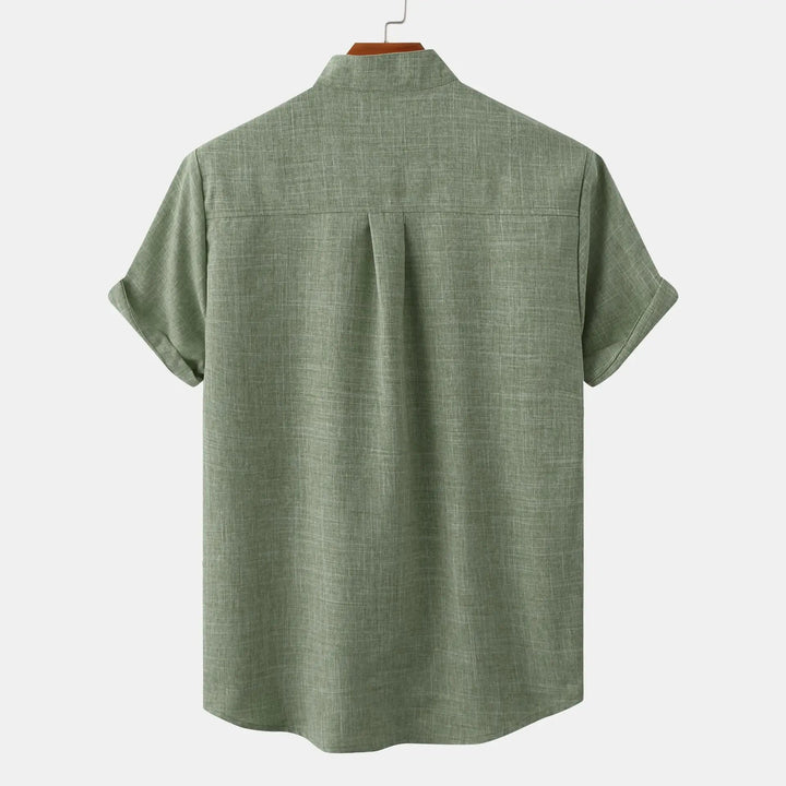 Gerardo - Camicia Di Lino A Maniche Corte
