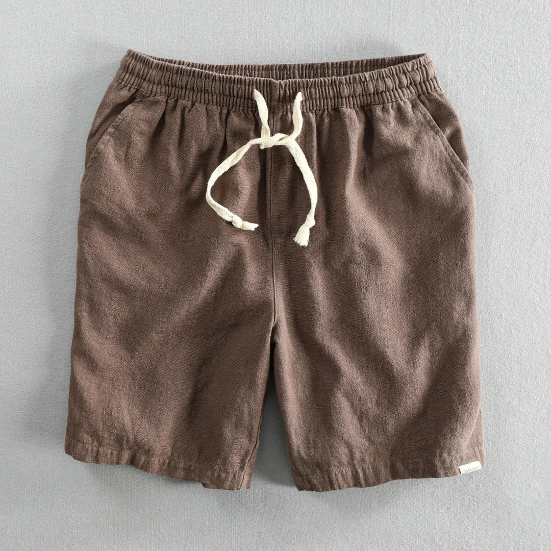 Leo - Pantaloncini Casuale In Lino